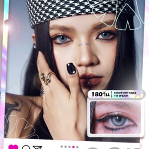 ✨Yilala✨Contact Lenses 🌸 6-month disposable contact lenses🌸Earl Grey /Earl Brown14.5MM Contact Lens🌷Smooth and natural Bestseller