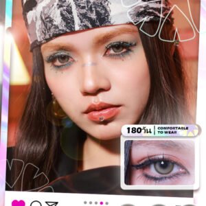 ✨Yilala✨Contact Lenses 🌸 6-month disposable contact lenses🌸Muse Brown/ Muse Grey /Muse Coffee 14.2MM Contact Lens🌷Smooth and natural Bestseller