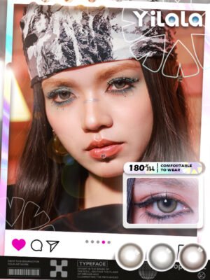 10 清冷告白BJ 14.2 40% 棕 四色 自创 着色 14.2 光学区 4.0 Muse Brown ✨Yilala✨Contact Lenses 🌸 6-month disposable contact lenses🌸Muse Brown/ Muse Grey /Muse Coffee 14.2MM Contact Lens🌷Smooth and natural Bestseller