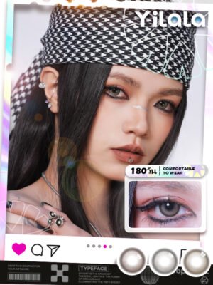 ✨Yilala✨Contact Lenses 🌸 6-month disposable contact lenses🌸Muse Brown/ Muse Grey /Muse Coffee14.2MM Contact Lens