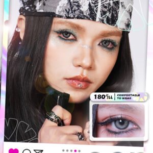 ✨Yilala✨Contact Lenses 🌸 6-month disposable contact lenses🌸Thai Grey /Thai Blue /Thai Brown 14.2MM Contact Lens🌷Smooth and natural Bestseller