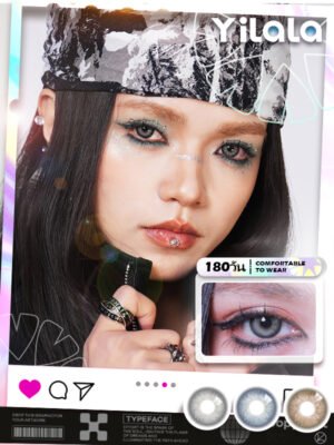 ✨Yilala✨Contact Lenses 🌸 6-month disposable contact lenses🌸Thai Grey /Thai Blue /Thai Brown 14.2MM Contact Lens🌷Smooth and natural Bestseller