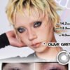 ✨Yilala✨Contact Lenses 🌸 6-month disposable contact lenses🌸Olive Brown/Olive Blue/Olive Grey14.2MM Contact Lens