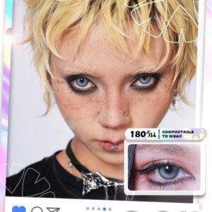 ✨Yilala✨Contact Lenses 🌸 6-month disposable contact lenses🌸Nova Blue /Nova Brown/ Nova Pink 14.5MM Contact Lens🌷Smooth and natural Bestseller