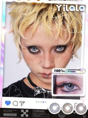 ✨Yilala✨Contact Lenses 🌸 6-month disposable contact lenses🌸Nova Blue /Nova Brown/ Nova Pink 14.5MM Contact Lens🌷Smooth and natural Bestseller