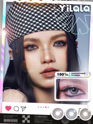✨Yilala✨Contact Lenses 🌸 6-month disposable contact lenses🌸Nova Blue /Nova Brown/ Nova Pink 14.5MM Contact Lens（Blister pack）