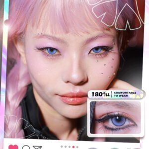 ✨Yilala✨Contact Lenses 🌸 6-month disposable contact lenses🌸INYX Purple/ INYX Green /INYX Pink 14.5MM Contact Lens🌷Smooth and natural Bestseller