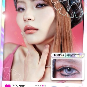 ✨Yilala✨Contact Lenses 🌸 6-month disposable contact lenses🌸Berry Purple /Berry Grey /Berry Brown 14.5MM Contact Lens🌷Smooth and natural Bestseller