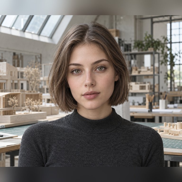 Muse Grey vs Olive Brown colored contacts comparison editorial portrait