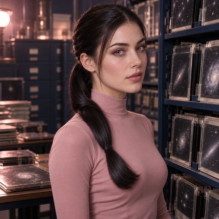 Thai Brown vs INYX Pink colored contacts comparison editorial portrait